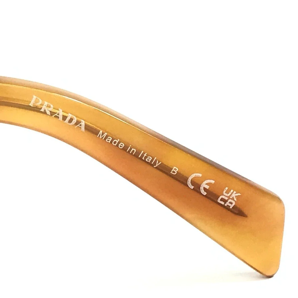 Prada Eyeglasses Frames VPRA10 11P-1O1 Havana Cognac Light Tortoise 51-20-145